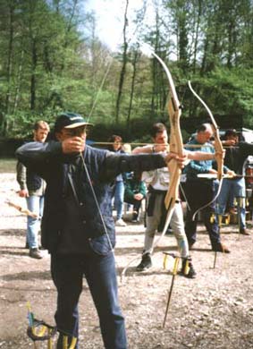 archery with Simone